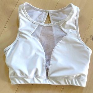 P’tula The Grace sports bra white with mesh